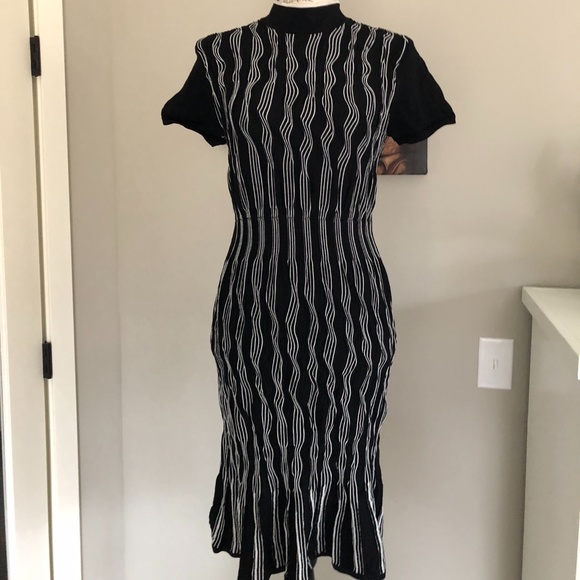 Shoshanna Black Dress Size M - Picture 1 of 7